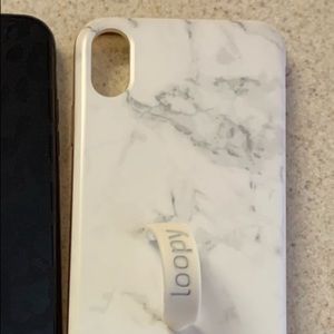 IPhone XS Max case (white marble)